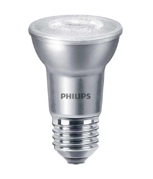 Philips Master LEDspot PAR20 6W=50W E27 220V-240V 2700K kleur 827 25° dimbaar
